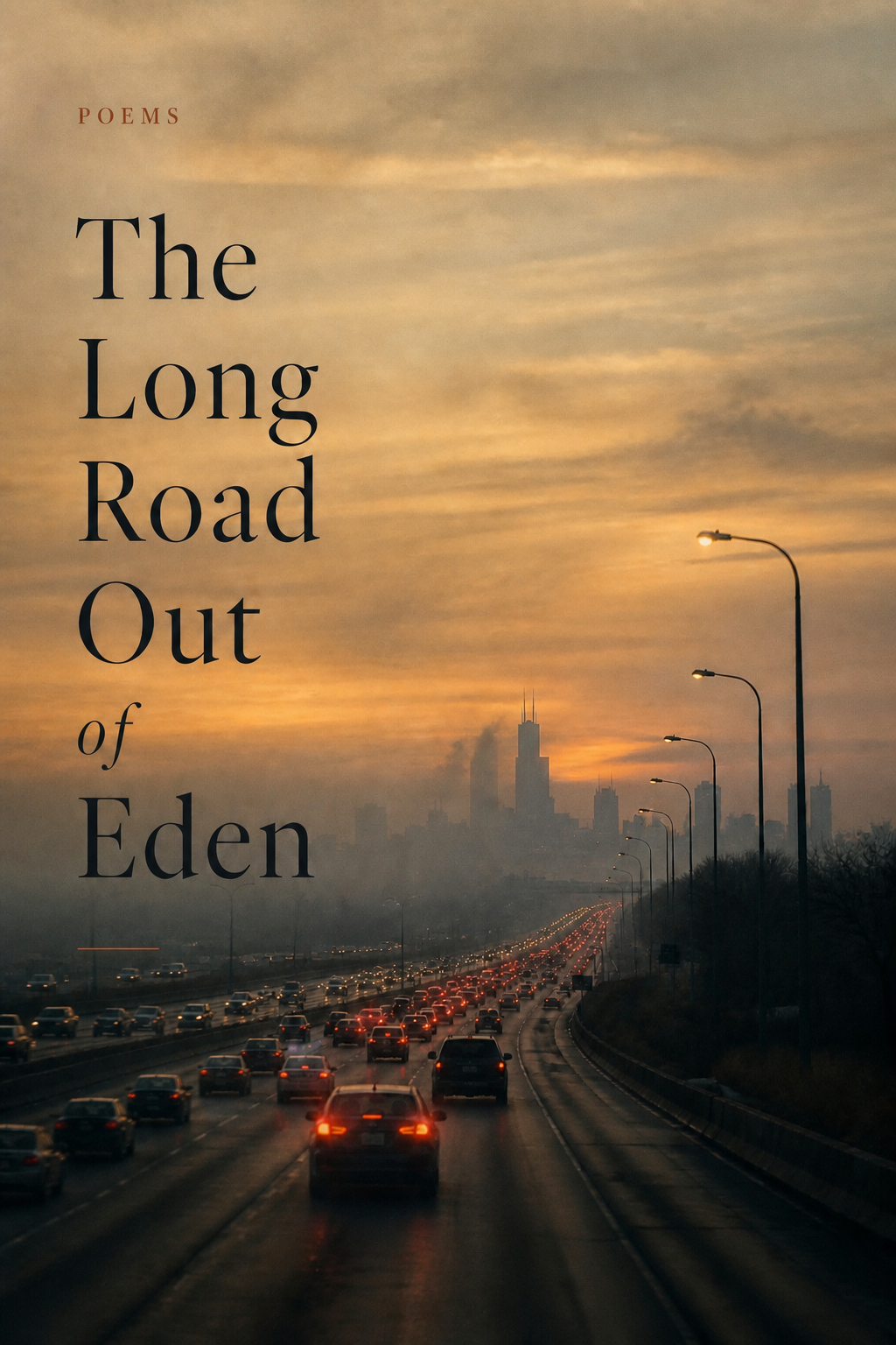 Book cover: The Long Road Out of Eden, poems by Renee Dionne Mies (Shanti Arts).